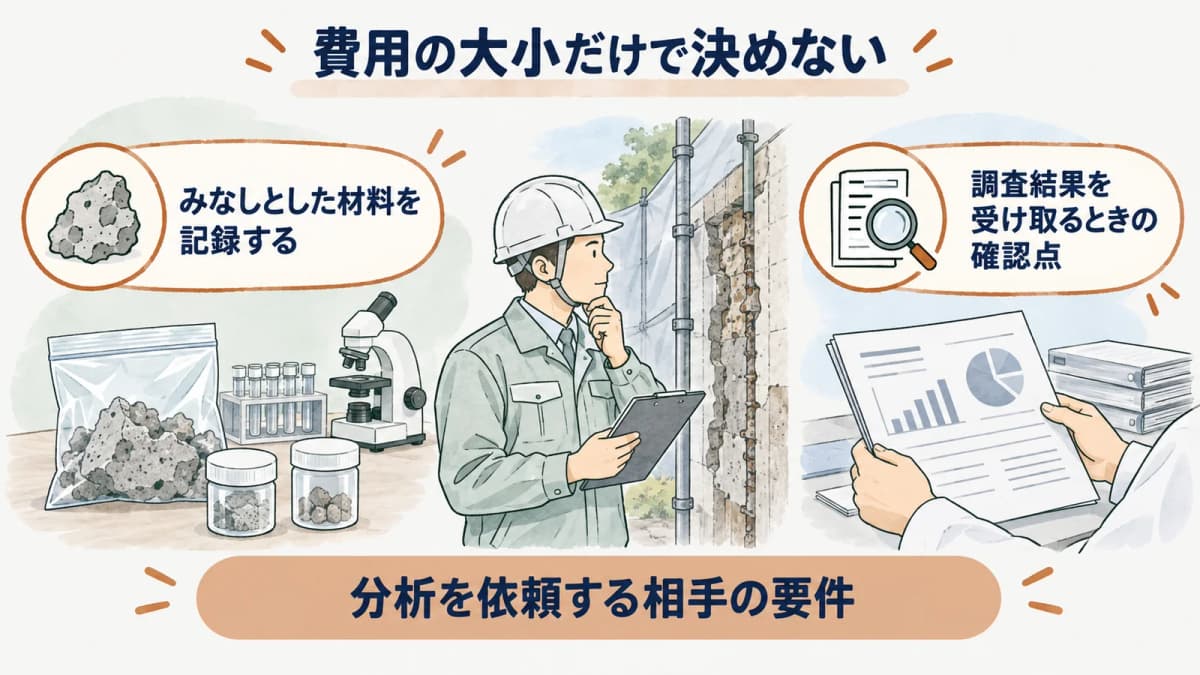 調査依頼から分析報告書まで確認する流れ