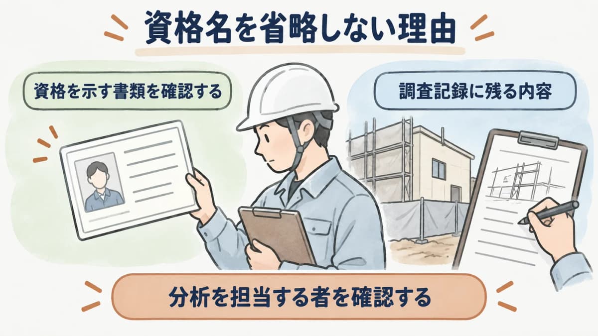 見積書と事前調査結果報告書で担当者を確認する場面